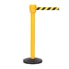 Queue Solutions SafetyPro 335, Yellow, 25' Yellow/Black DANGER KEEP OUT Belt SPRO335Y-YBD250